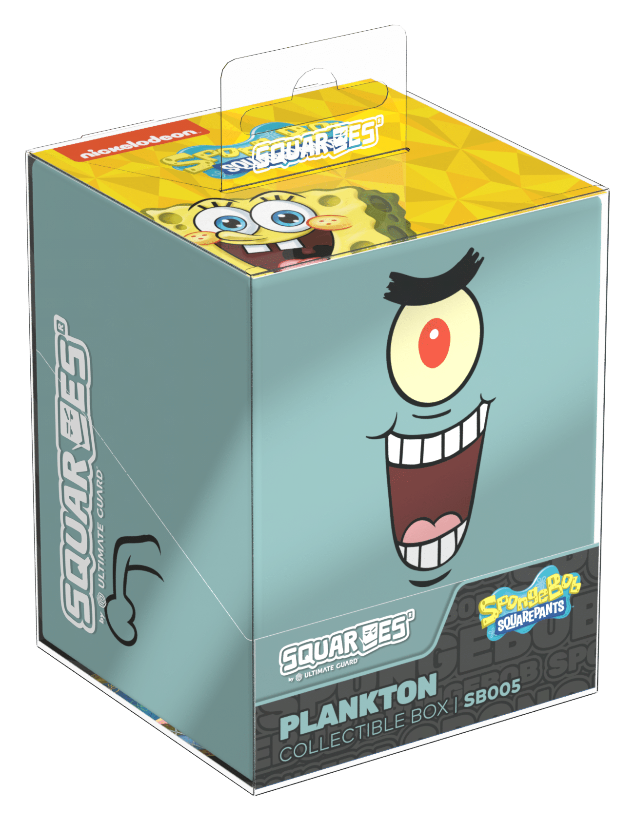 Squaroes SpongeBob SquarePants Plankton 100+ Boulder Deck Box image 0